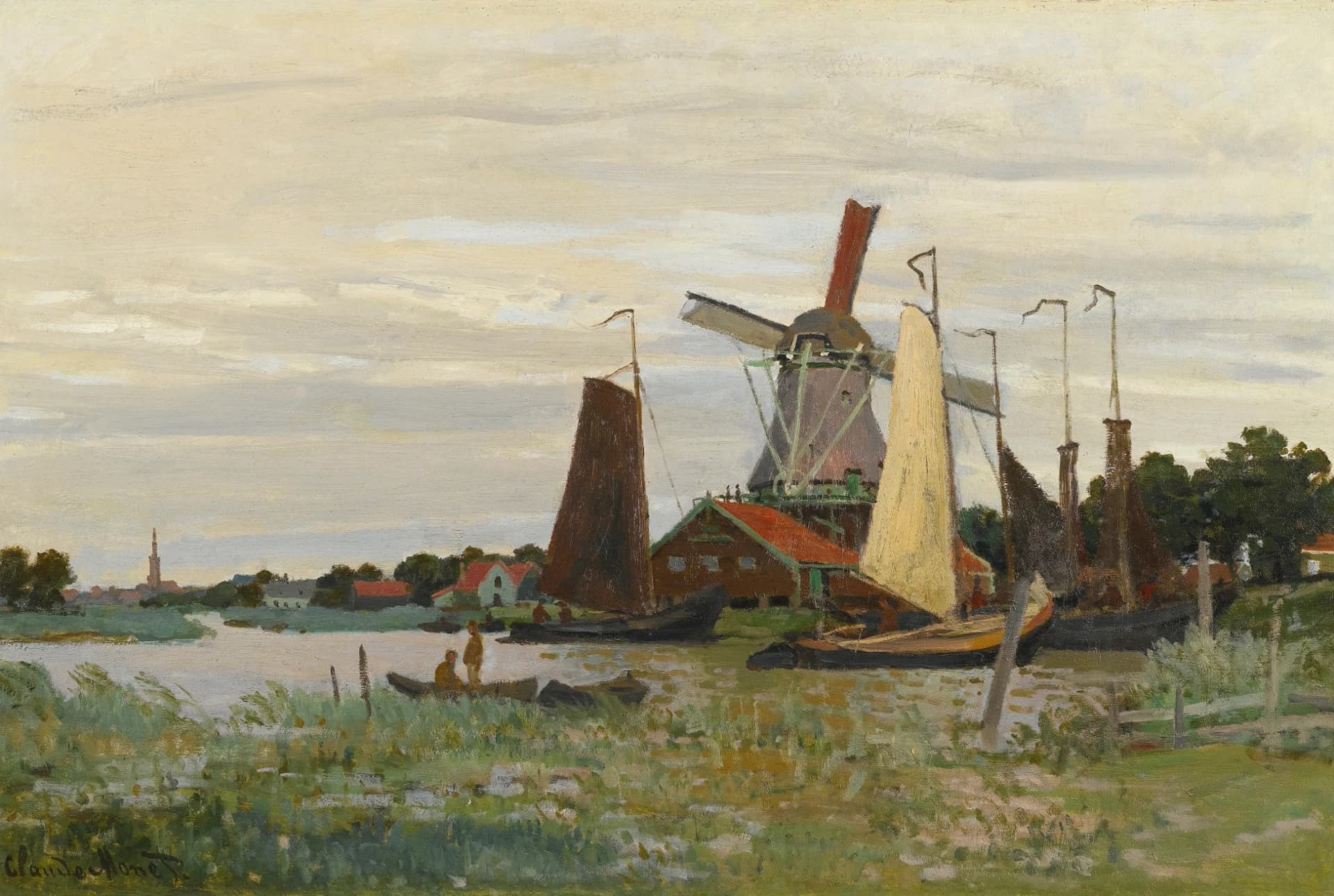 Un Moulin À Zaandam – Claude Monet