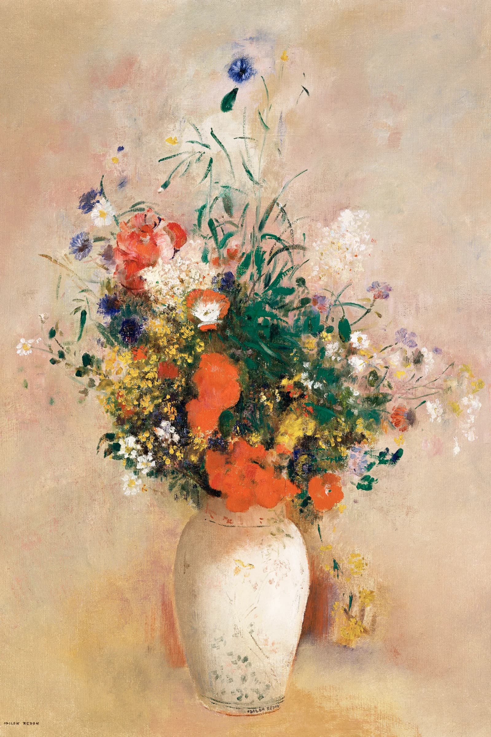 Vaas met bloemen – Odilon Redon