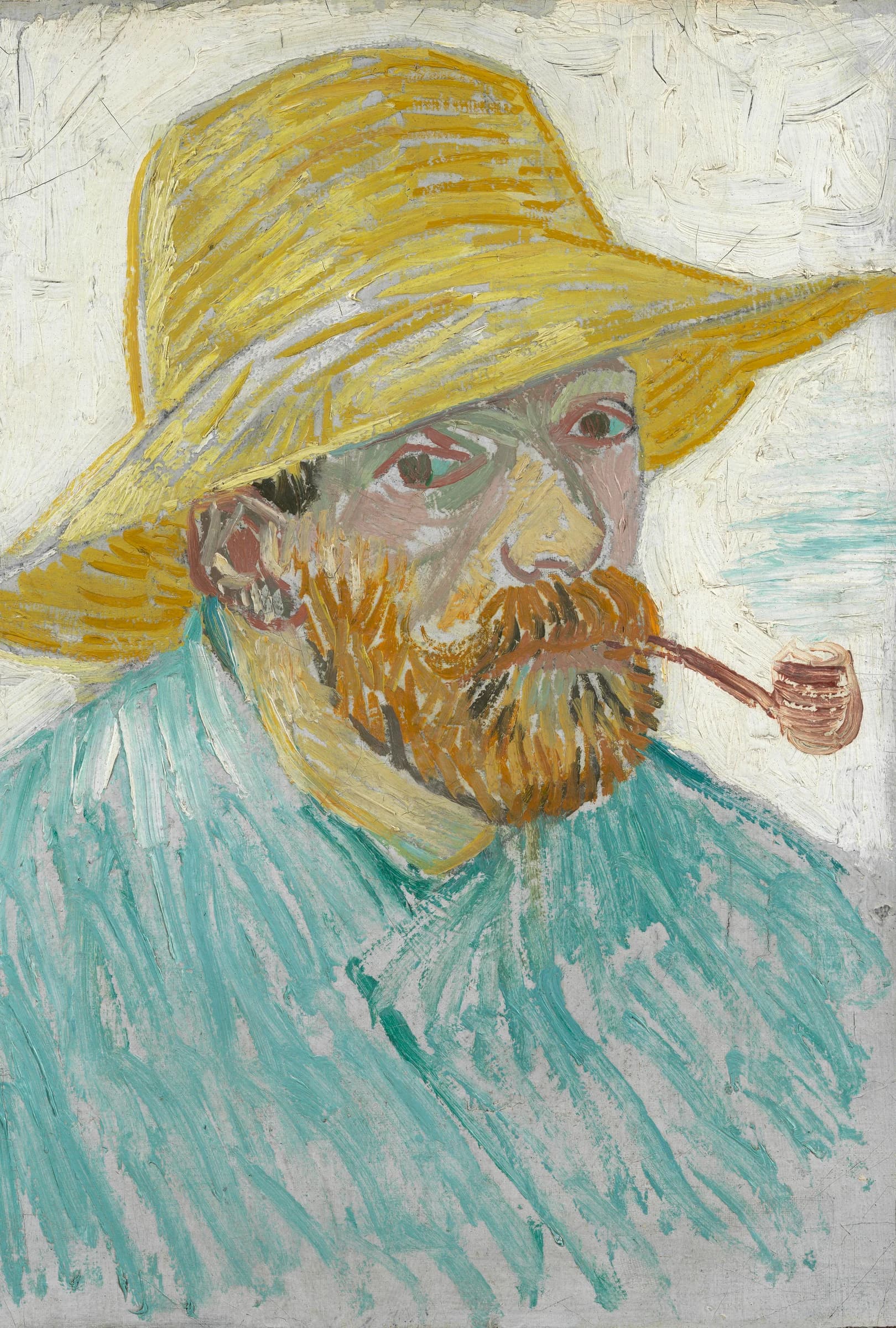 Zelfportret met strohoed – Vincent van Gogh