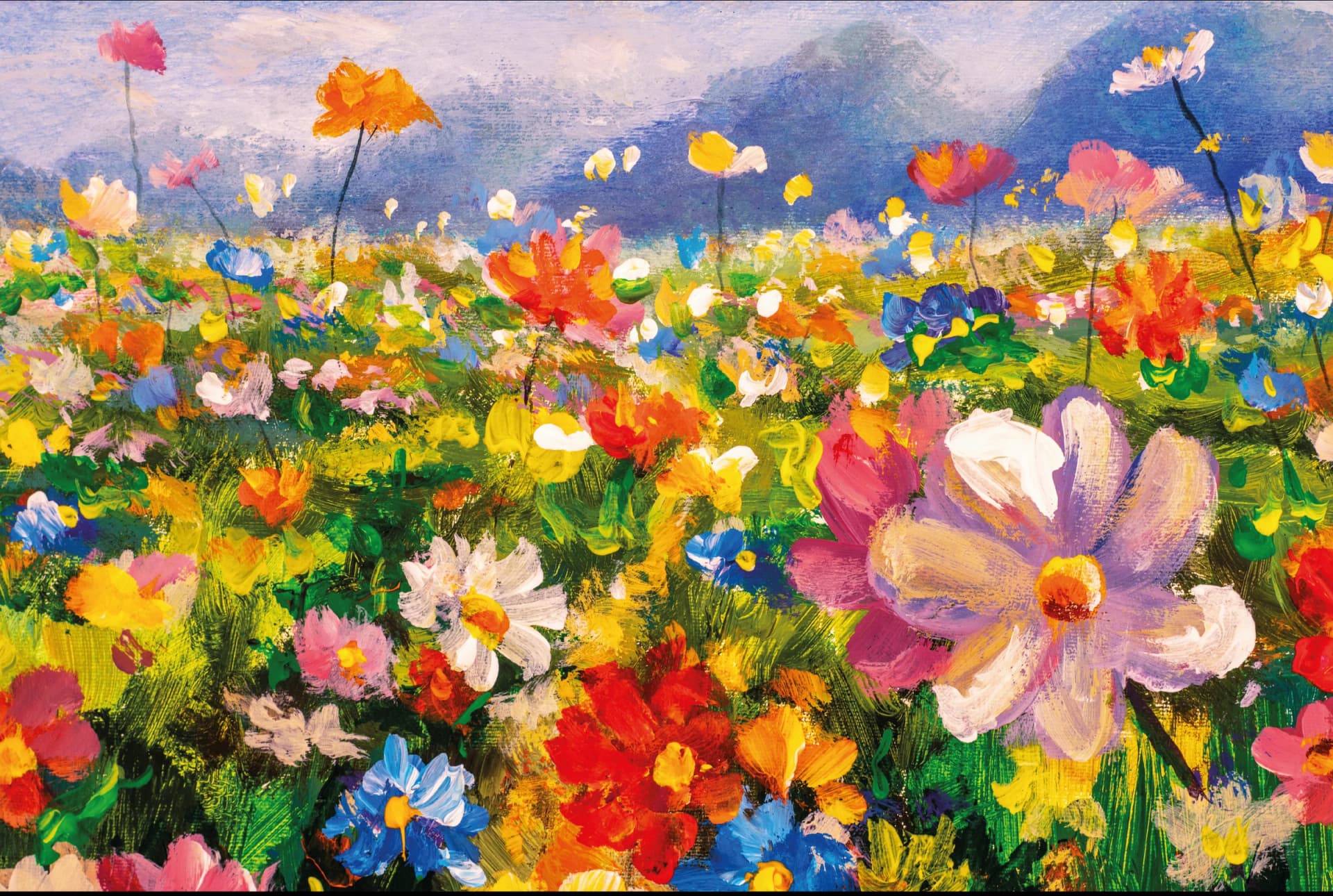 Zomerse Bloemenweelde
