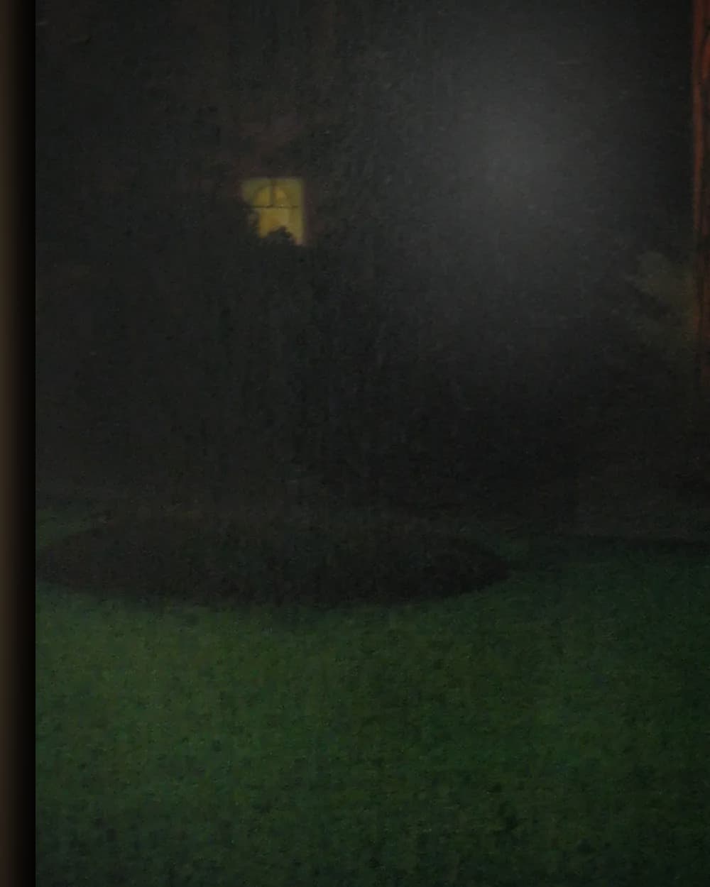Materiaal en afwerking van Het blinde huis (Het roze huis, 1892) in het wisselframe