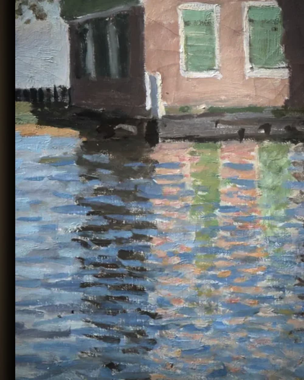 Materiaal en afwerking van Huizen aan de Zaan in het wisselframe