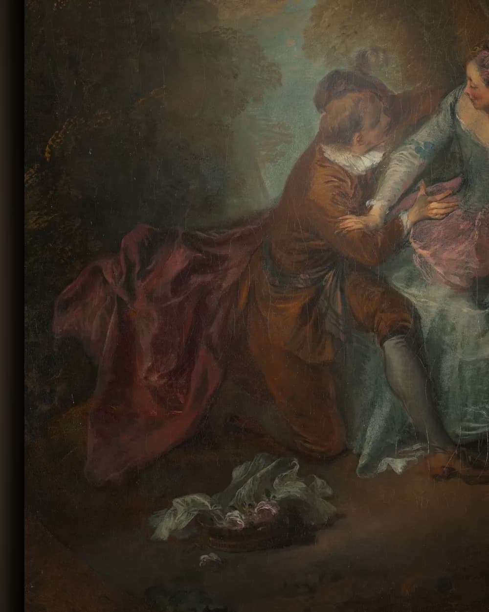 Materiaal en afwerking van Liefdesverklaring in het wisselframe