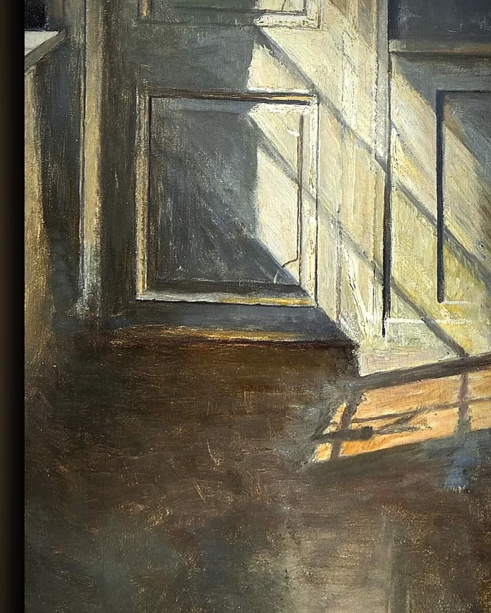 Materiaal en afwerking van Meisje in wit zonlicht-interieur in het wisselframe