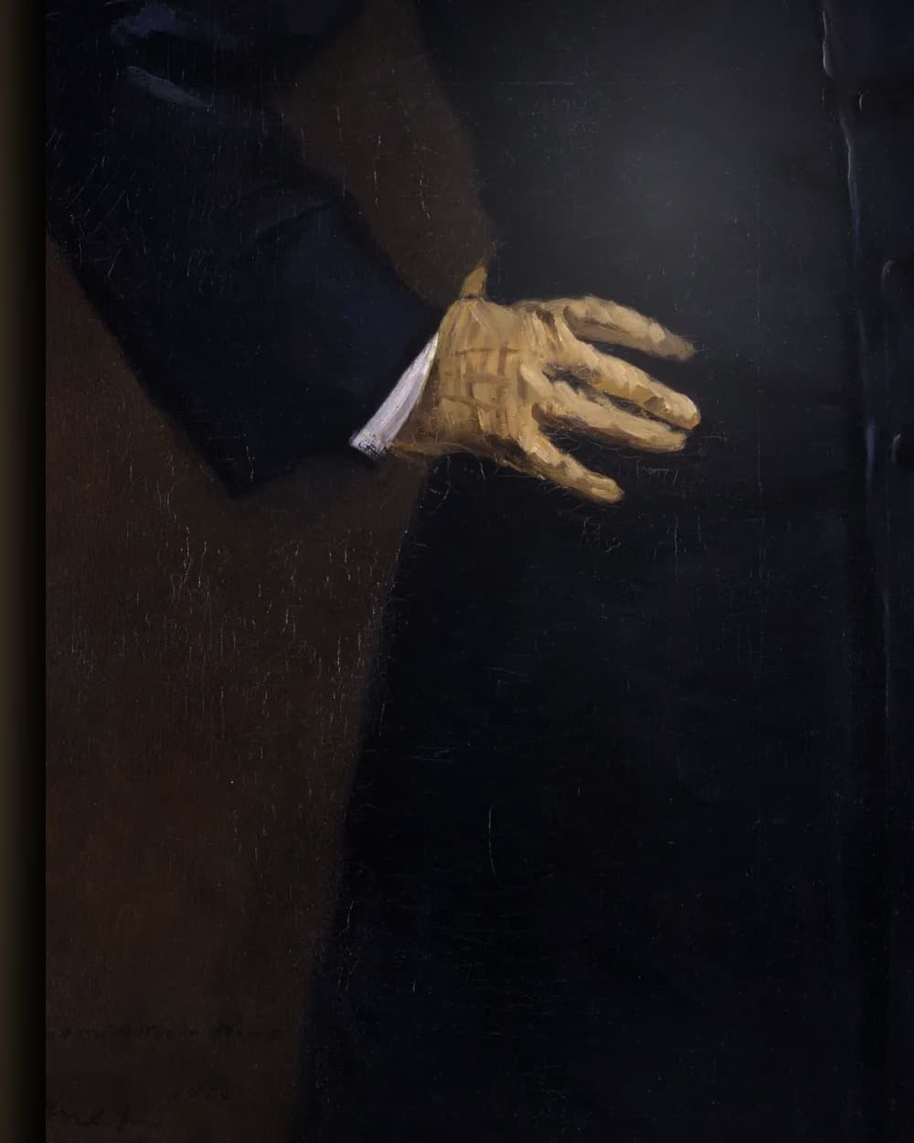 Materiaal en afwerking van Portret van Antonin Proust in het wisselframe