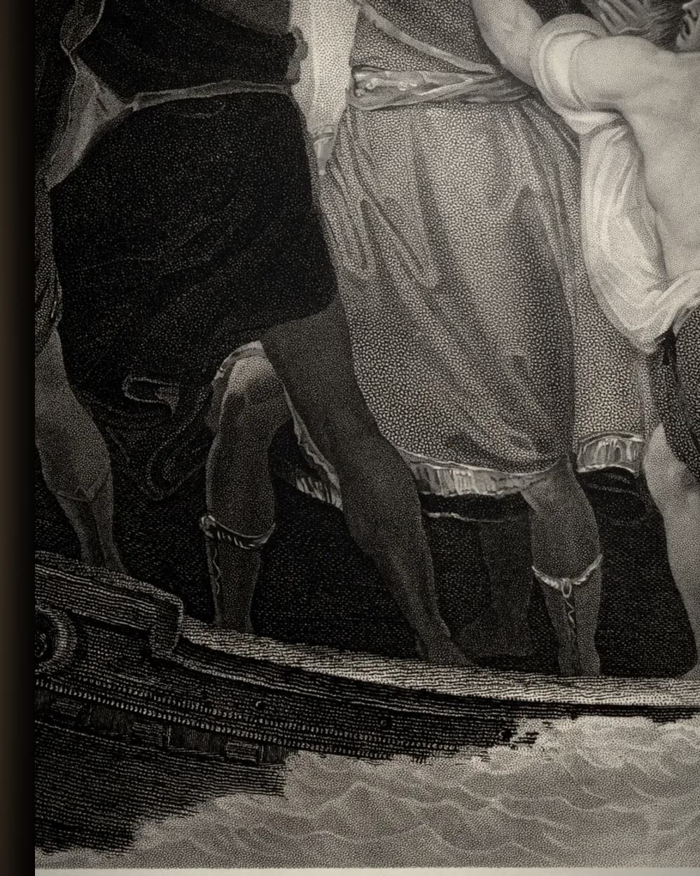 Materiaal en afwerking van Emma Hart, Lady Hamilton als Circe in het wisselframe