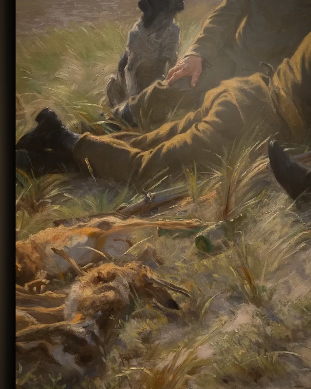 Materiaal en afwerking van Jagers van Skagen in het wisselframe
