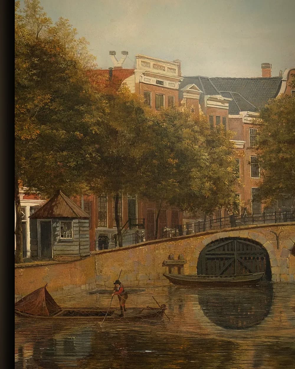 Materiaal en afwerking van De Torensluis en de Jan Roodenpoortstoren te Amsterdam in het wisselframe