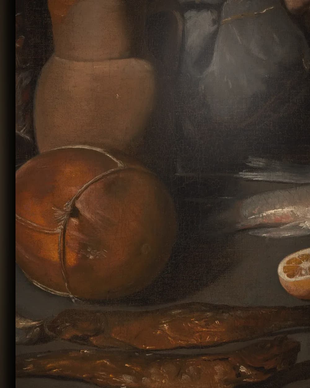 Materiaal en afwerking van Keukenstuk (bodegón) in het wisselframe