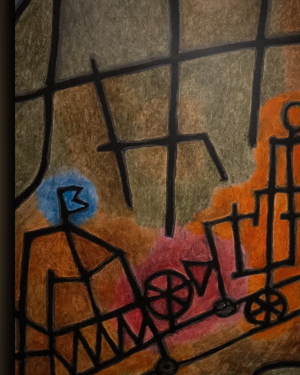 Materiaal en afwerking van Spel van Lijnen en Vormen in het wisselframe