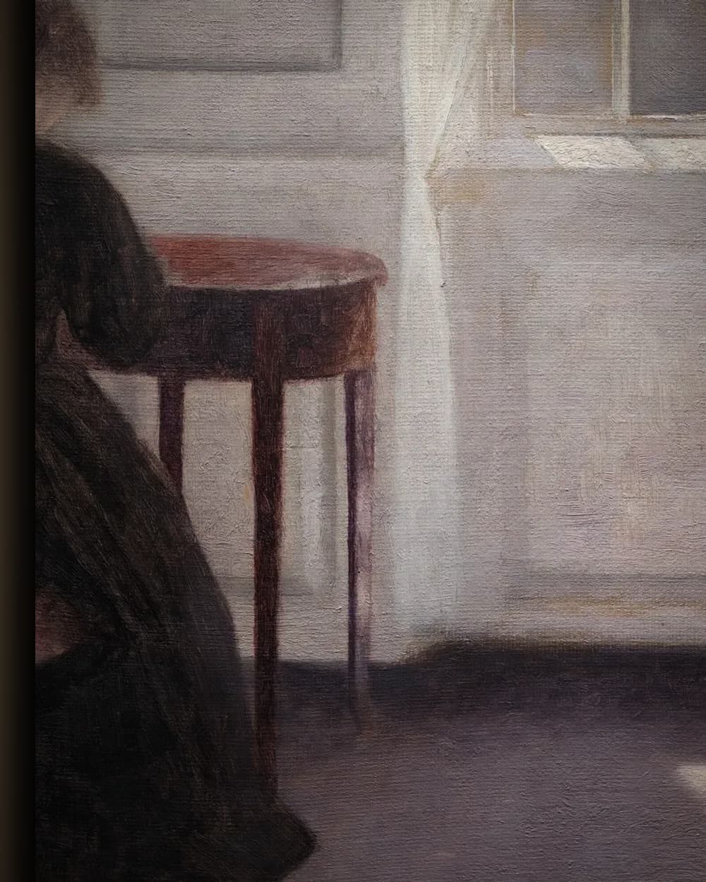 Materiaal en afwerking van Stille kamer met zonlicht in het wisselframe