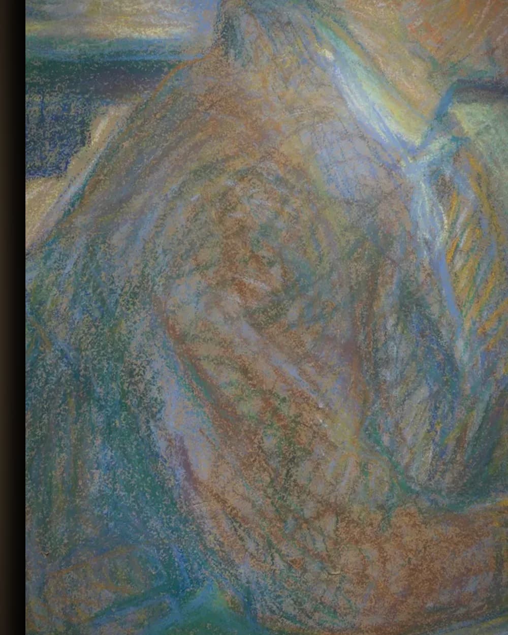Materiaal en afwerking van Portret van Toulouse-Lautrec in het wisselframe