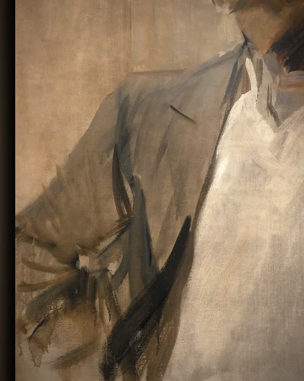Materiaal en afwerking van Portret van Charles M. Kurtz in het wisselframe