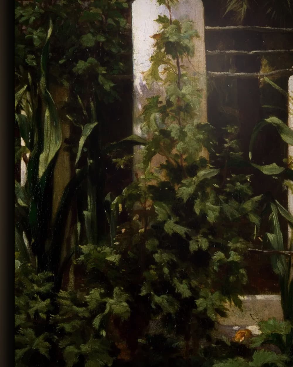 Materiaal en afwerking van Mediterrane tuin met uitzicht in het wisselframe