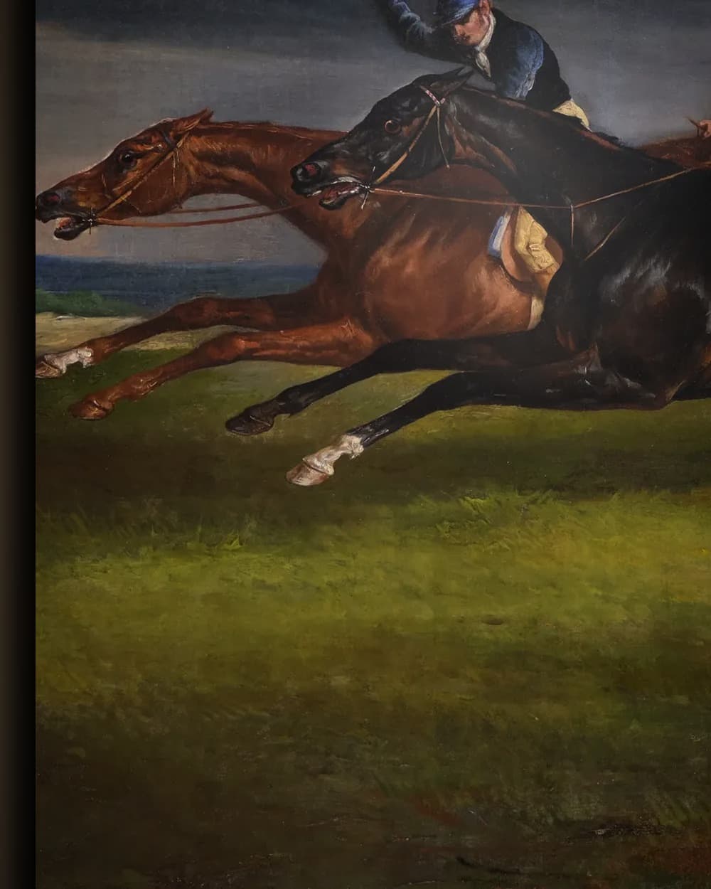 Materiaal en afwerking van De Derby van Epsom in het wisselframe