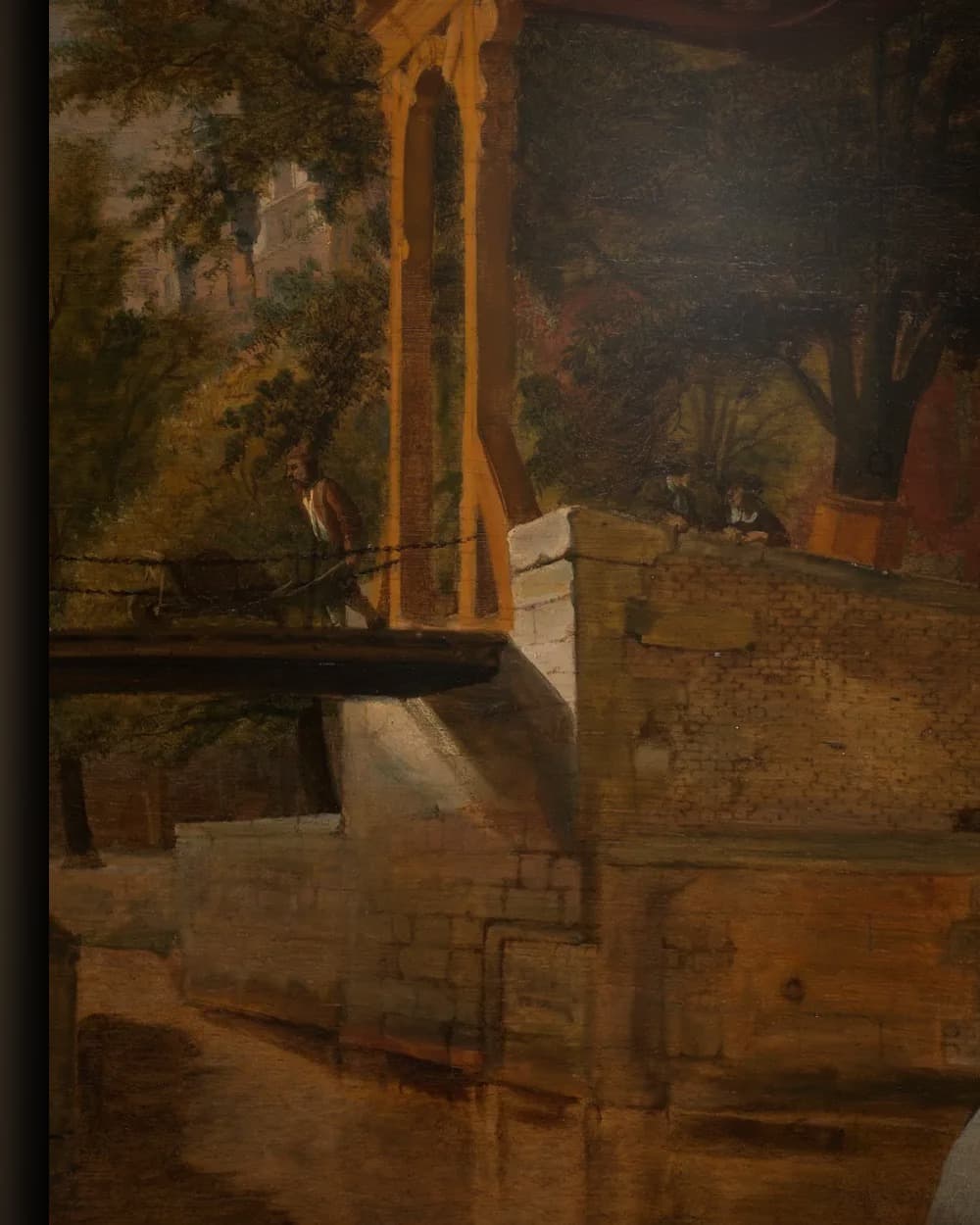 Materiaal en afwerking van De ophaalbrug in het wisselframe