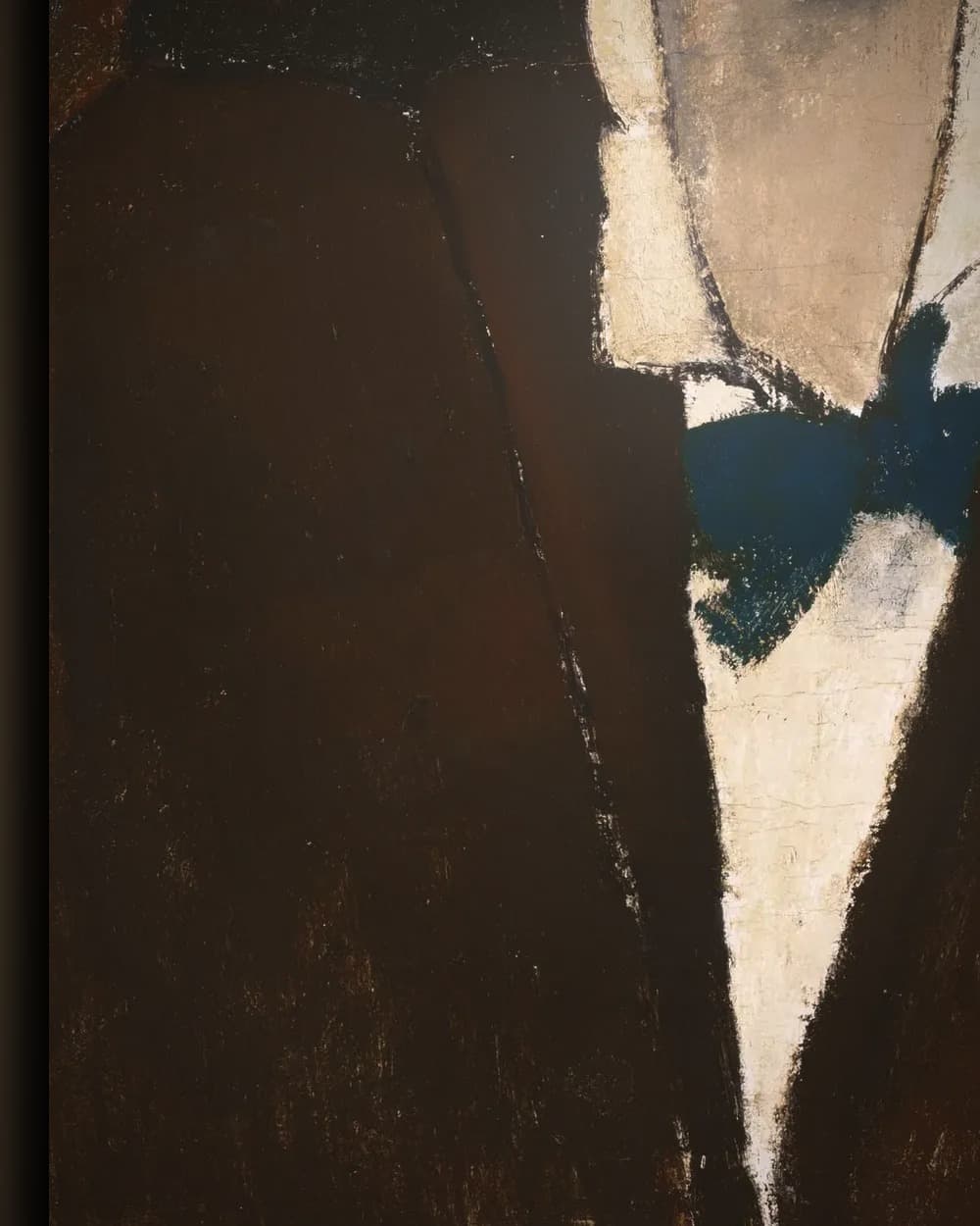 Materiaal en afwerking van Portret van Elena Povolozky in het wisselframe