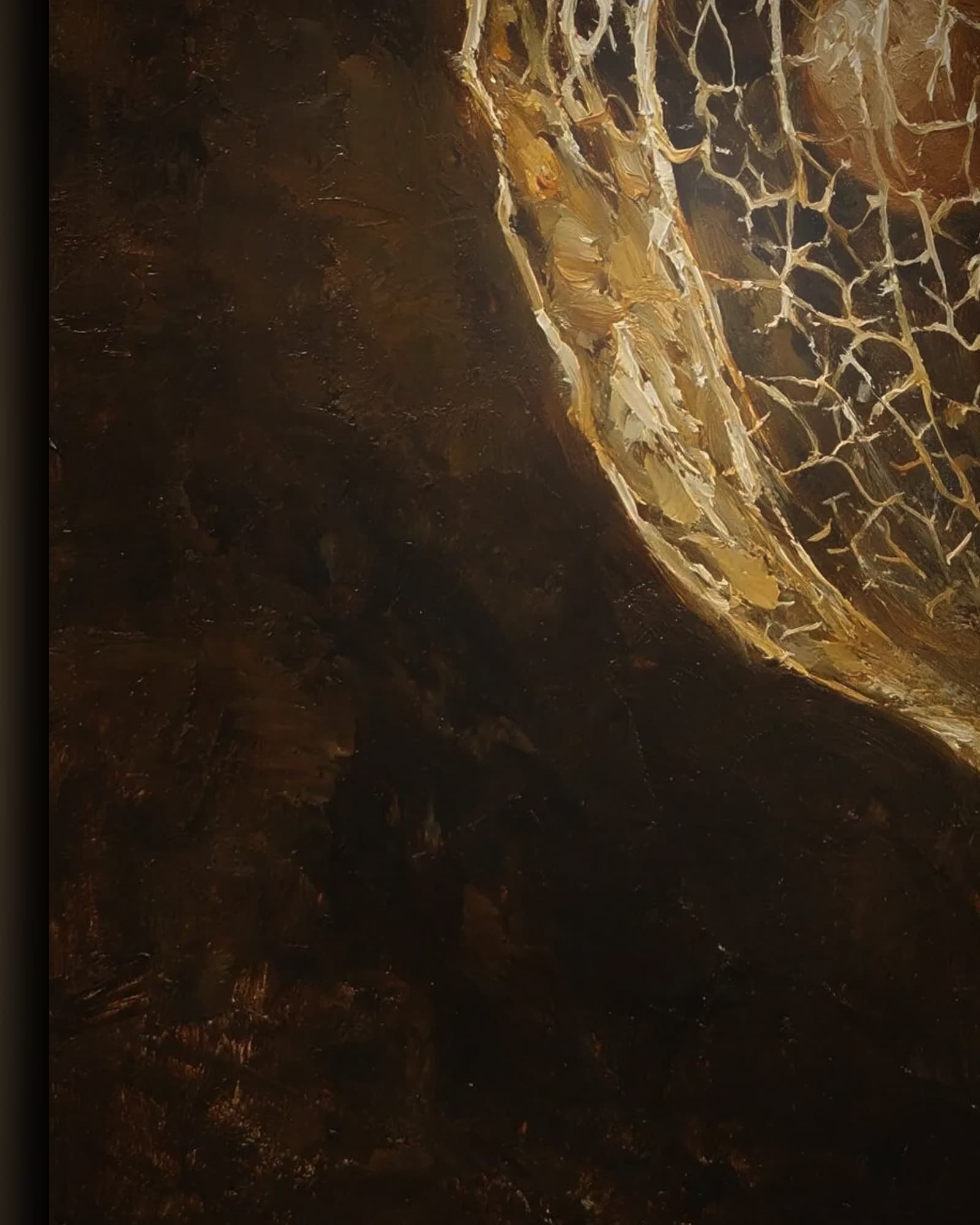 Materiaal en afwerking van Lampionplant aan een steel in het wisselframe