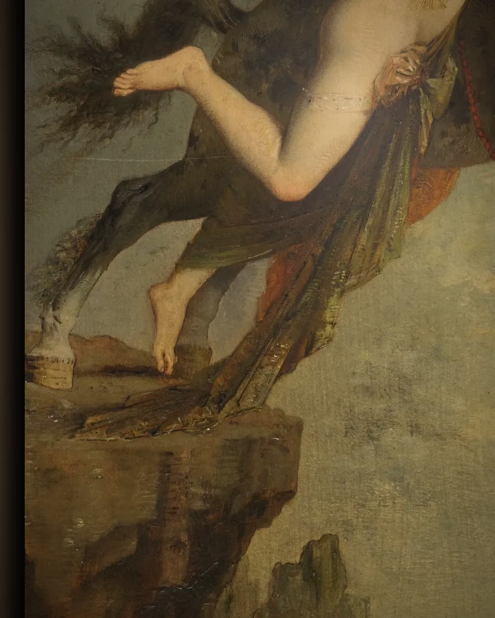 Materiaal en afwerking van De chimera in het wisselframe