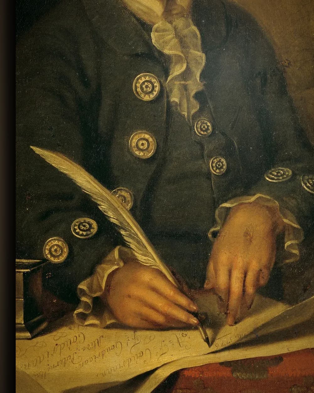 Materiaal en afwerking van Portret van de kinderen van Barend Goudriaan in het wisselframe