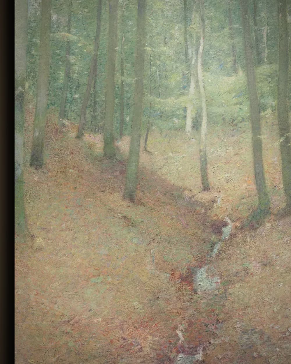 Materiaal en afwerking van In het bos in het wisselframe