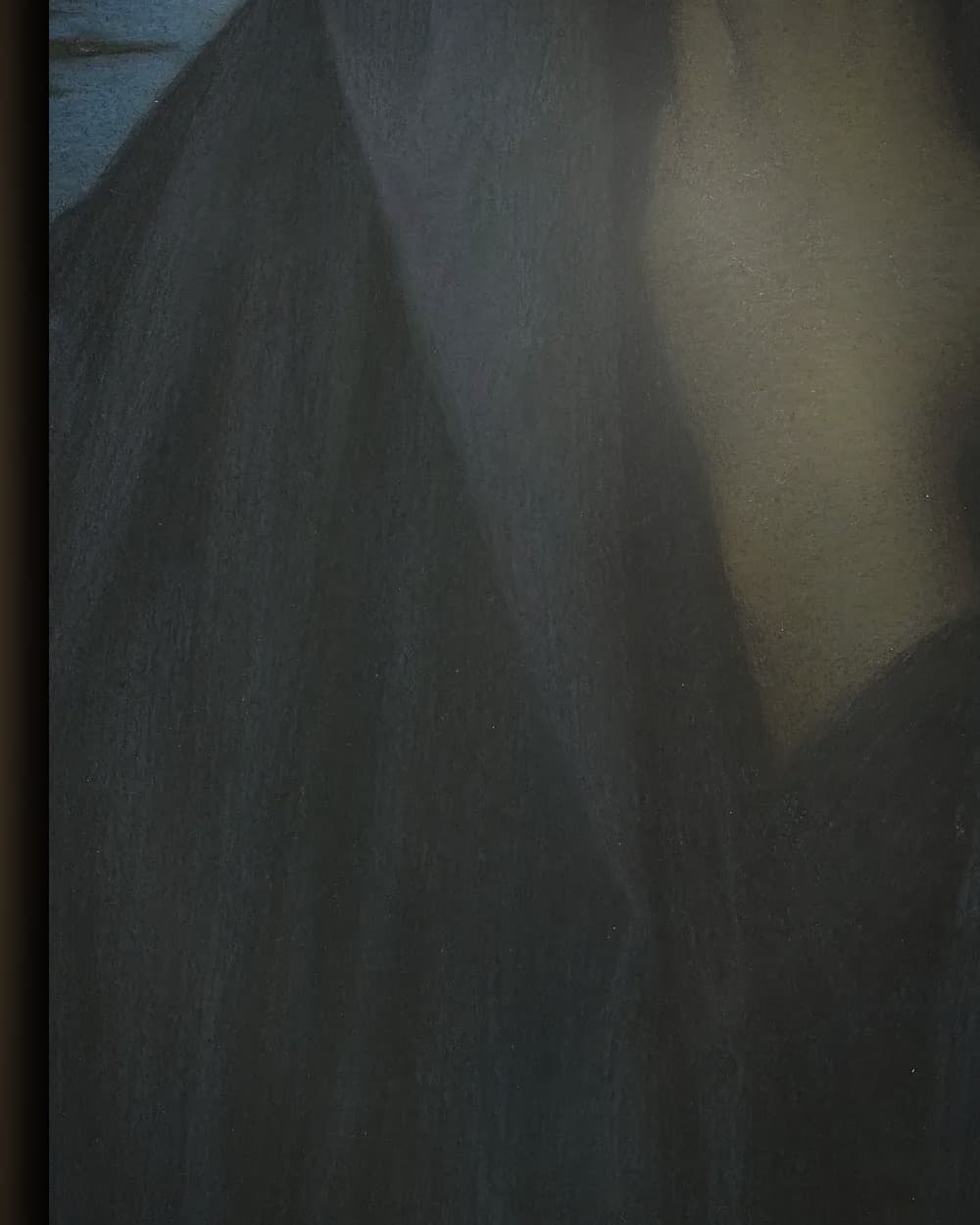 Materiaal en afwerking van De stilte (Le Silence, 1895) in het wisselframe