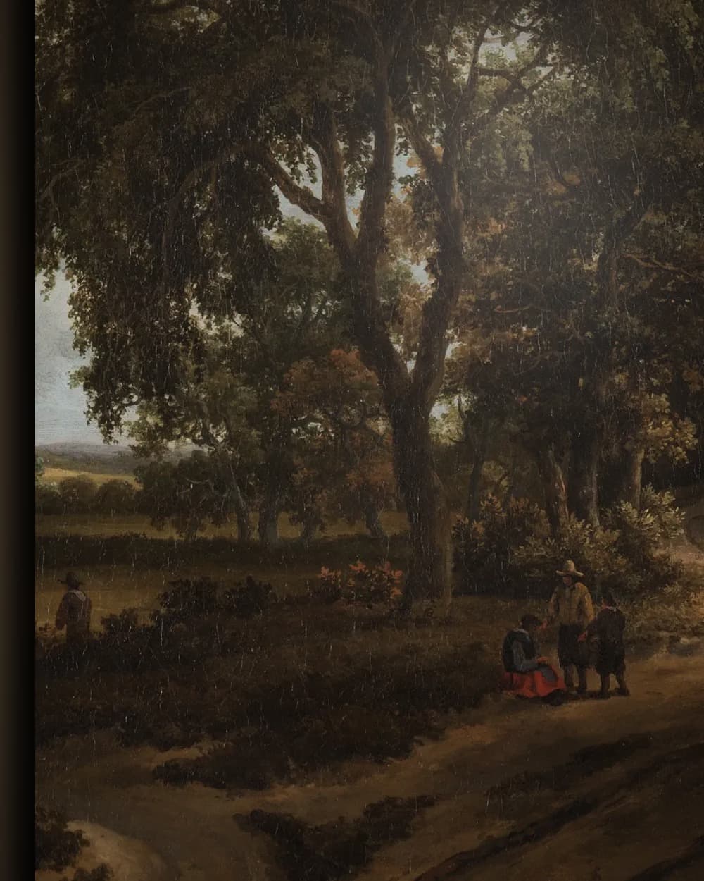 Materiaal en afwerking van Een huisje in het bos in het wisselframe