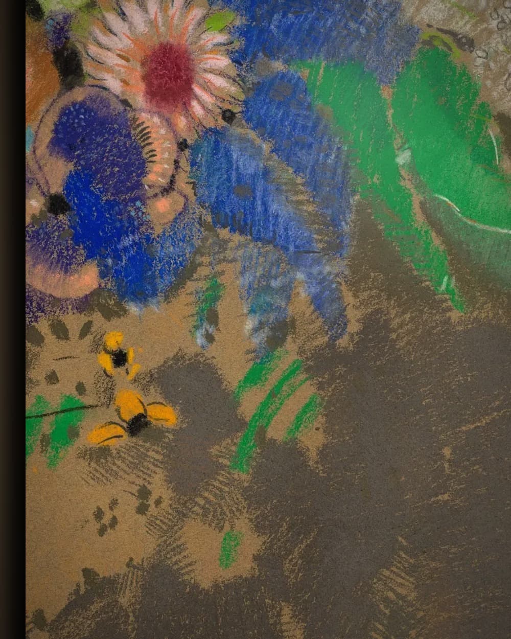 Materiaal en afwerking van Portret van Violette Heymann (1910) in het wisselframe