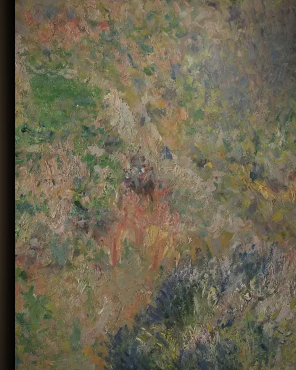 Materiaal en afwerking van Het vissershuisje bij Varengeville in het wisselframe