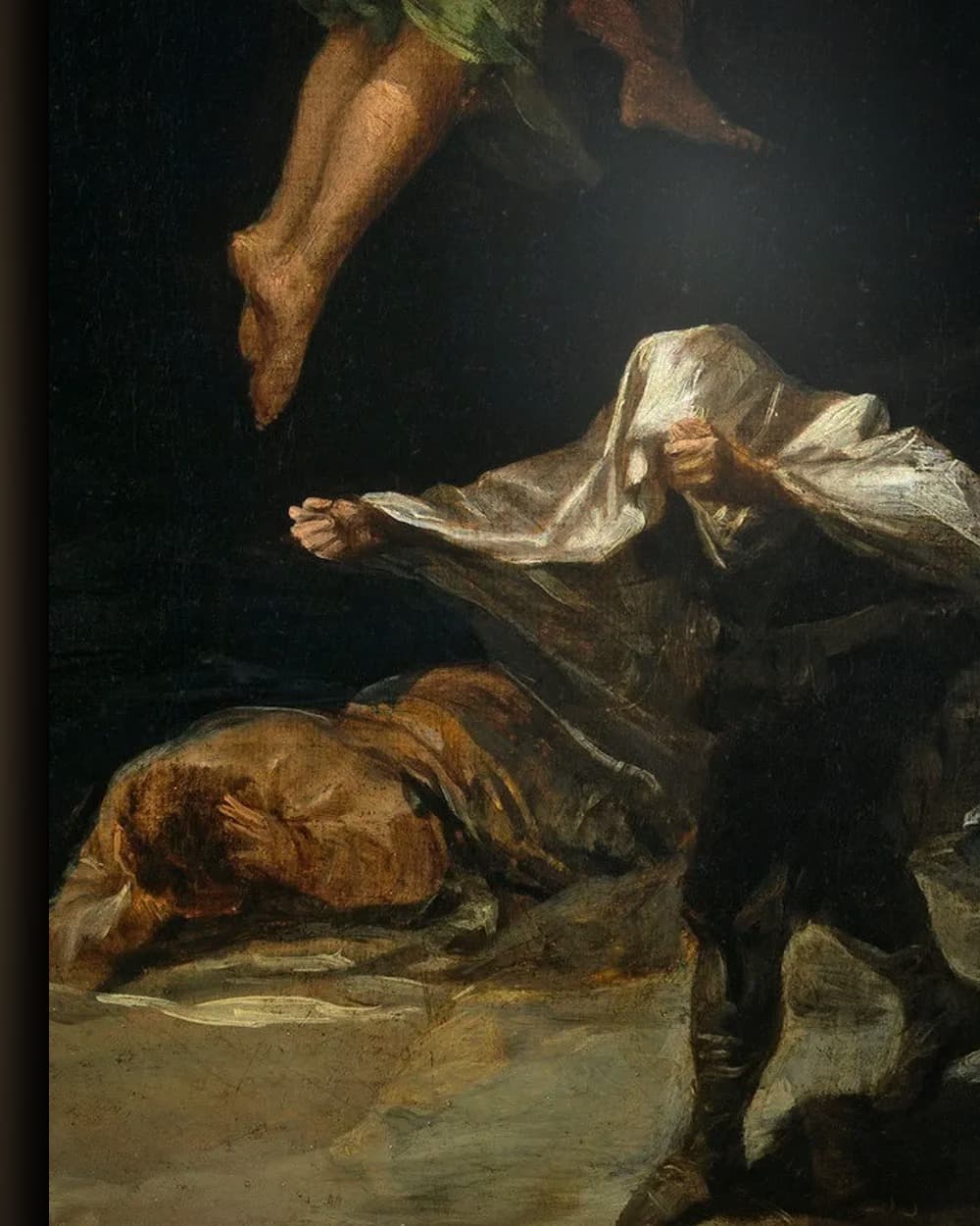 Materiaal en afwerking van De Heksenvlucht in het wisselframe