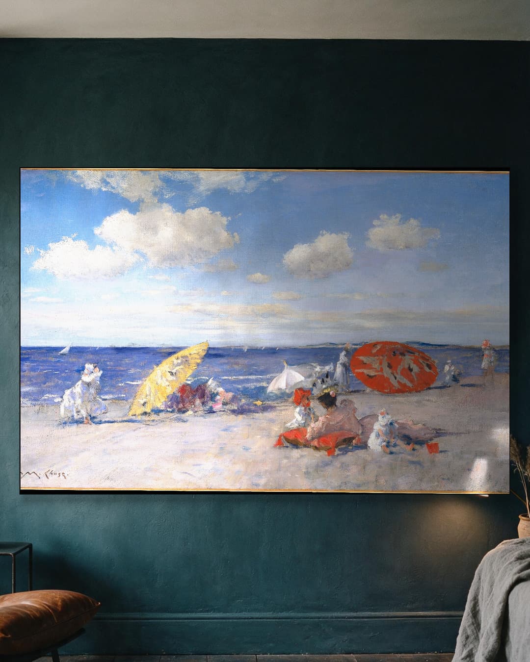 Aan zee aan de muur, kamer