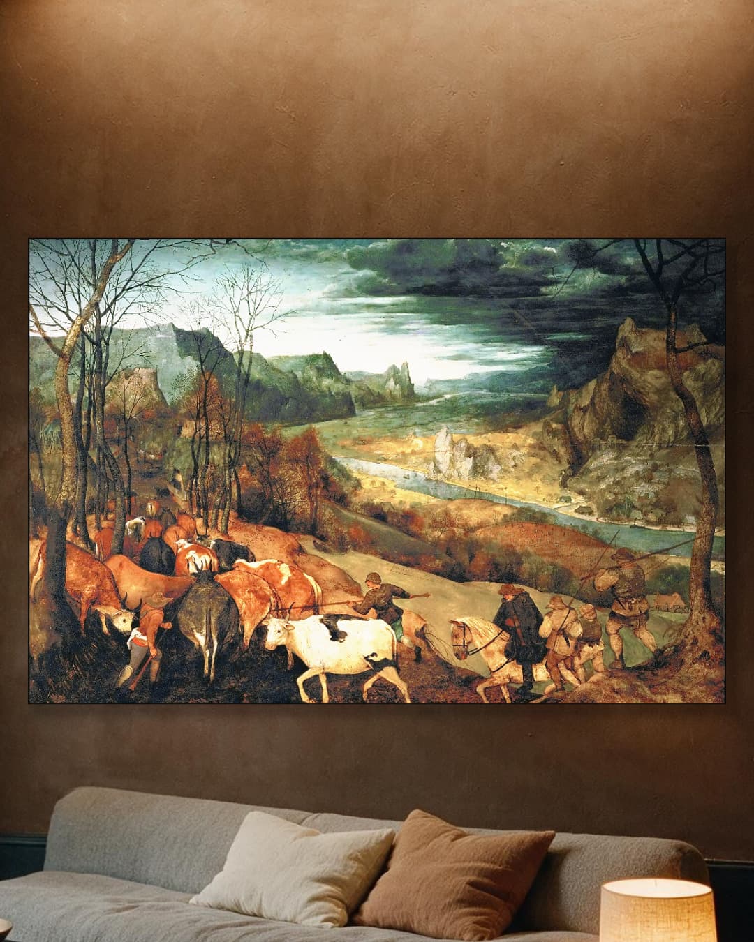 De terugkeer van de kudde aan de muur, kamer