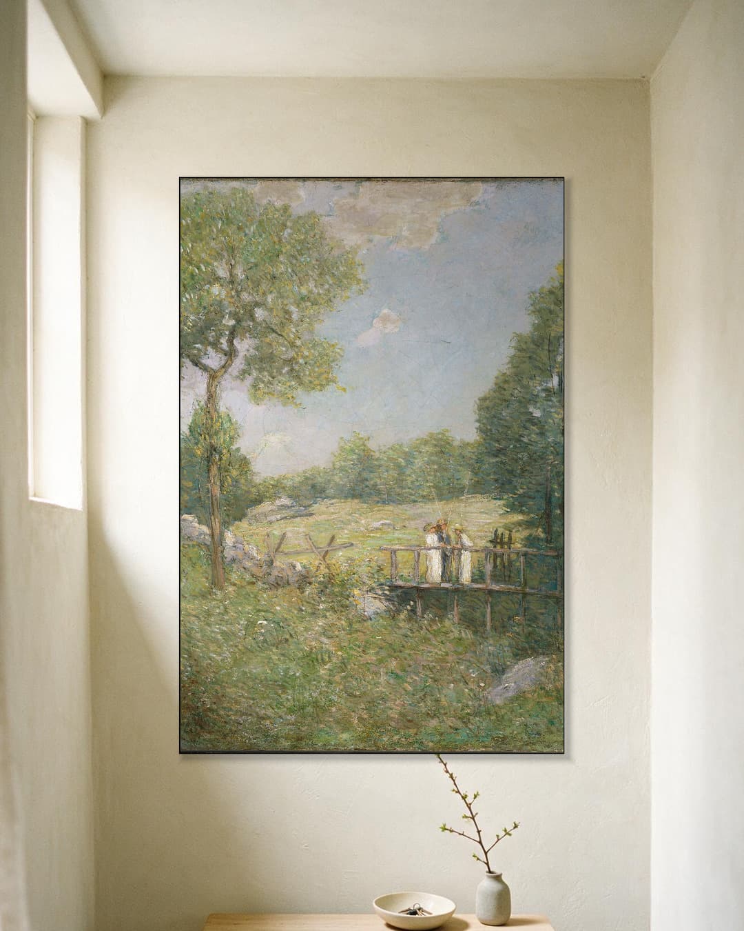 Het visgezelschap aan de muur, kamer