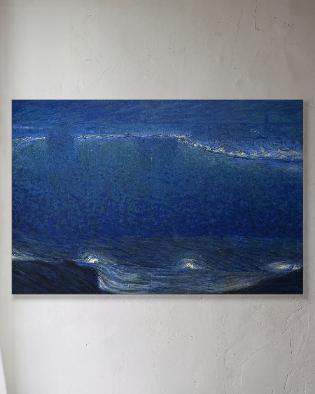 Nocturne aan de muur, kamer