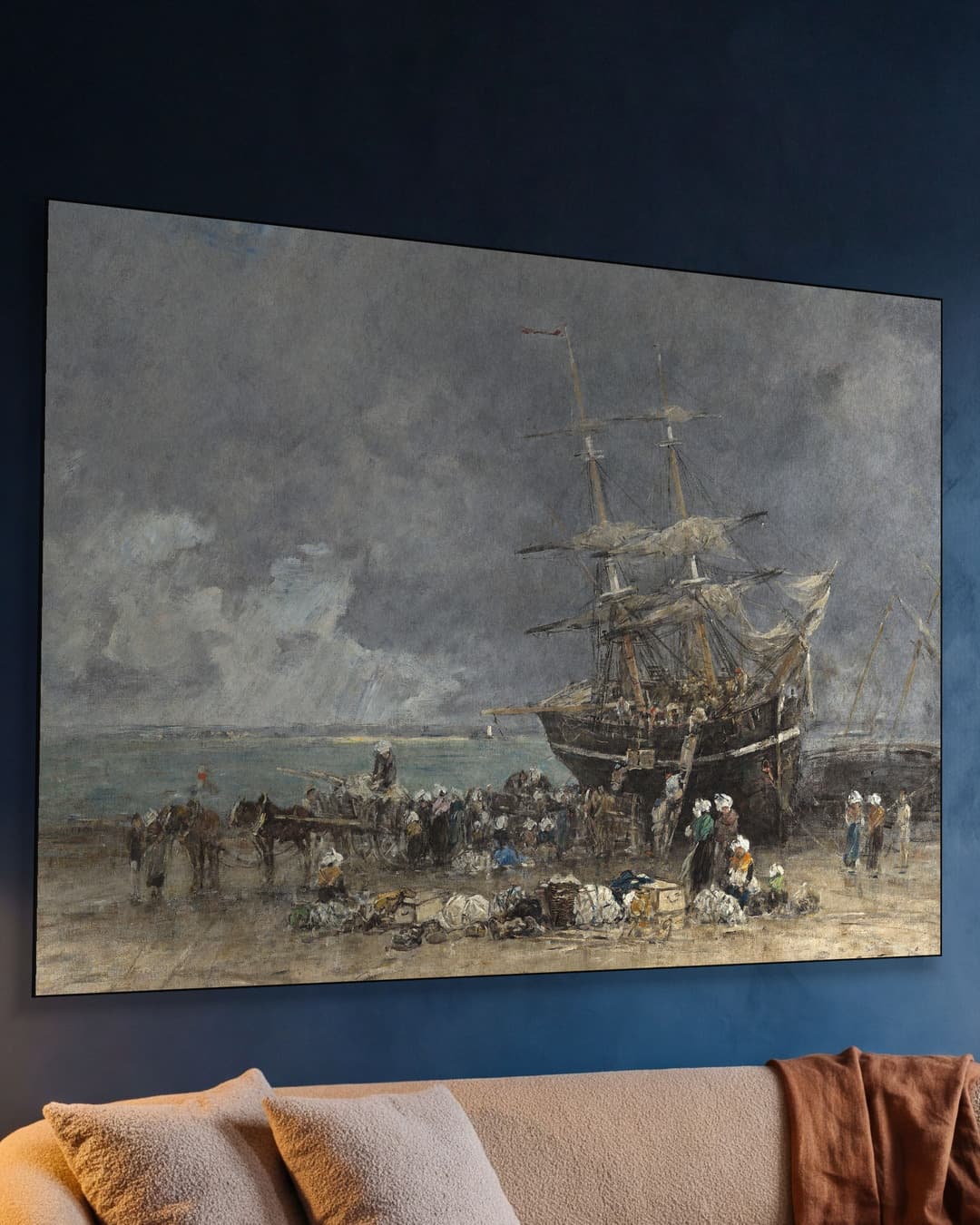 Terugkeer van de Newfoundlandvaarder aan de muur, kamer