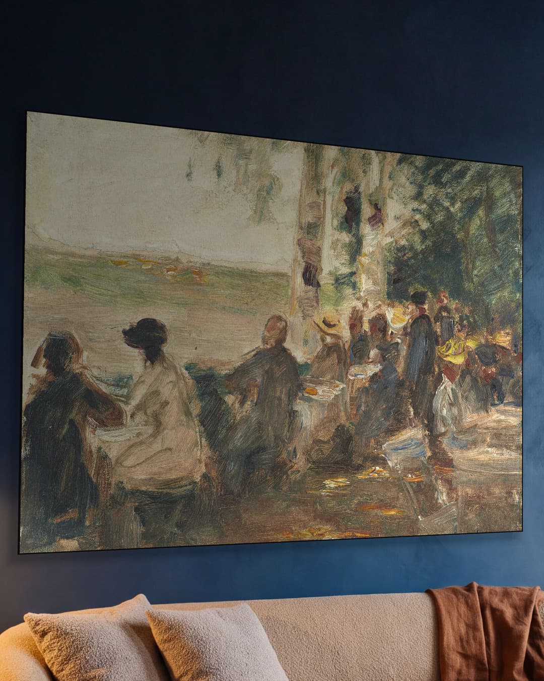 Tuinrestaurant aan de Havel, 1916 aan de muur, kamer