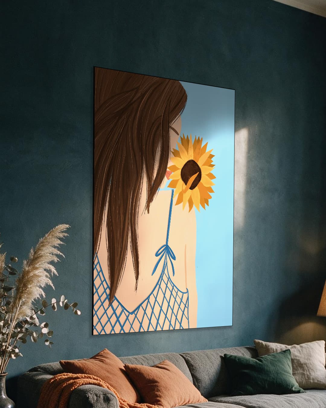 Zomer Herinnering aan de muur, kamer