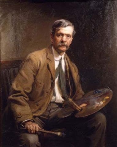 Portret van Alfred East