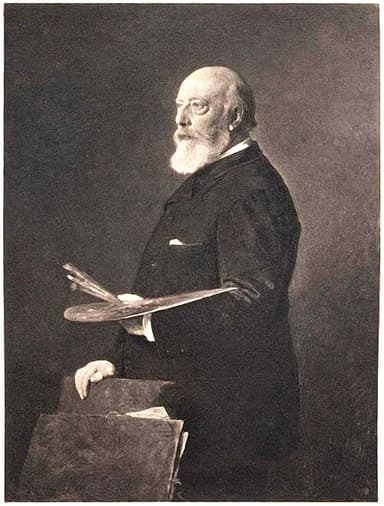 Portret van Andreas Achenbach