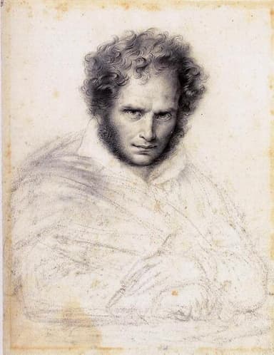 Portret van Anne-Louis Girodet de Roucy-Trioson