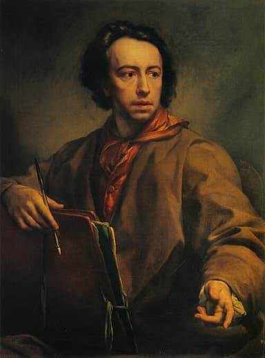 Portret van Anton Raphael Mengs