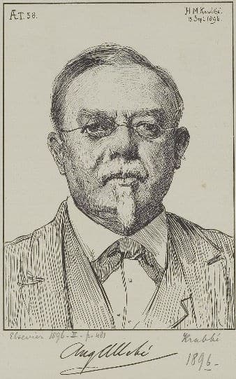 Portret van August Allebé