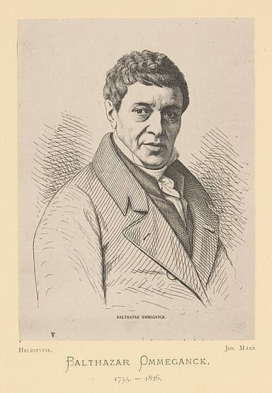 Portret van Balthasar Paul Ommeganck