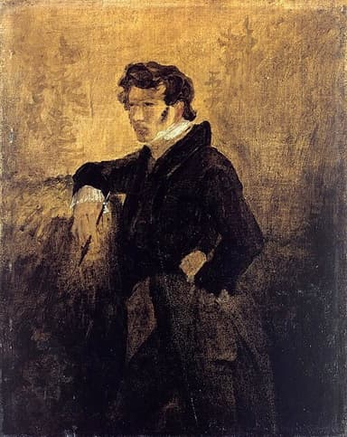 Portret van Carl Blechen