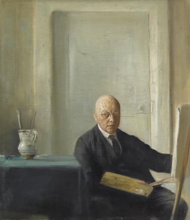 Portret van Carl Holsøe