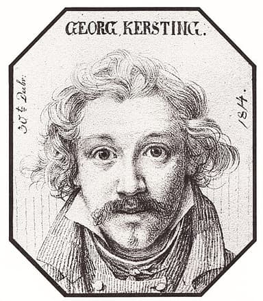 Portret van Georg Friedrich Kersting
