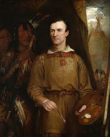 Portret van George Catlin