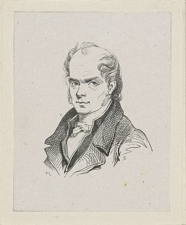 Portret van Georgius Jacobus Johannes van Os