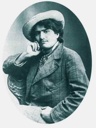 Portret van Giovanni Segantini