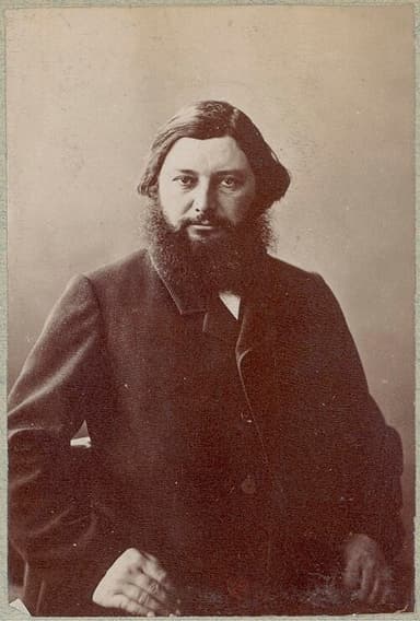 Portret van Gustave Courbet